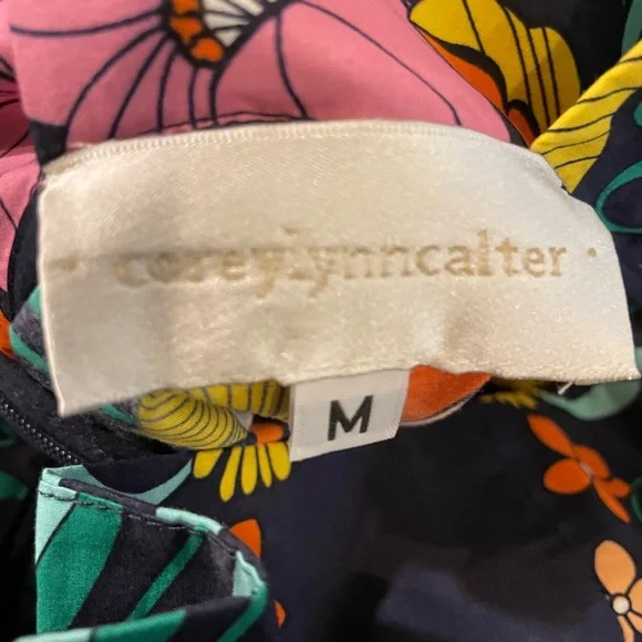 Corey Lynn Calter Vibrant Floral A-Line Skirt - Picture 5 of 5